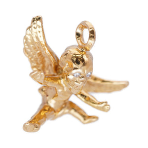 新品同様 クロムハーツ ハリスティータ 22K ダイヤ ペンダント トップ ネックレス チャーム K22YG/ダイヤモンド ゴールド ジュエリー アクセサリー 0015【中古】CHROME HEARTS