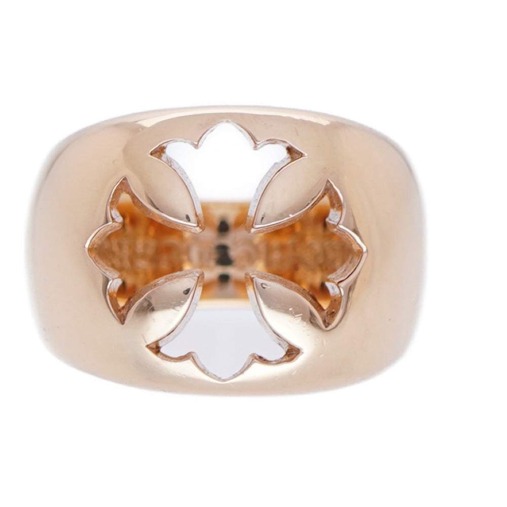 美品 クロムハーツ 22K ネガティブスペース CHプラス リング K22イエローゴールド 指輪 12号 0016【中古】CHROME HEARTS