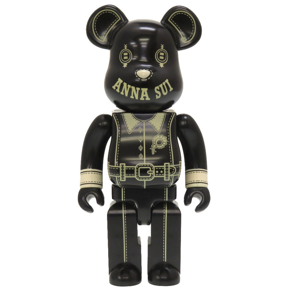 新品同様 アナスイ ベアブリック × アナスイ クマ 400％ プラスチック ブラック 黒 0018 【中古】 ANNA SUI