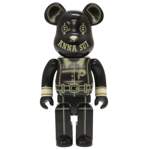 新品同様 アナスイ ベアブリック × アナスイ クマ 400％ プラスチック ブラック 黒 0018 【中古】 ANNA SUI