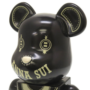 新品同様 アナスイ ベアブリック × アナスイ クマ 400％ プラスチック ブラック 黒 0018 【中古】 ANNA SUI