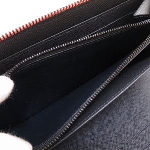 新品同様 ルイ ヴィトン モノグラムインク アップサイドダウン Ｍ62931 ジッピーオーガナイザー ネイビー ラウンドファスナー長財布 財布 LV 0020 【中古】 LOUIS VUITTON