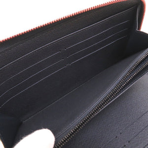 新品同様 ルイ ヴィトン モノグラムインク アップサイドダウン Ｍ62931 ジッピーオーガナイザー ネイビー ラウンドファスナー長財布 財布 LV 0020 【中古】 LOUIS VUITTON