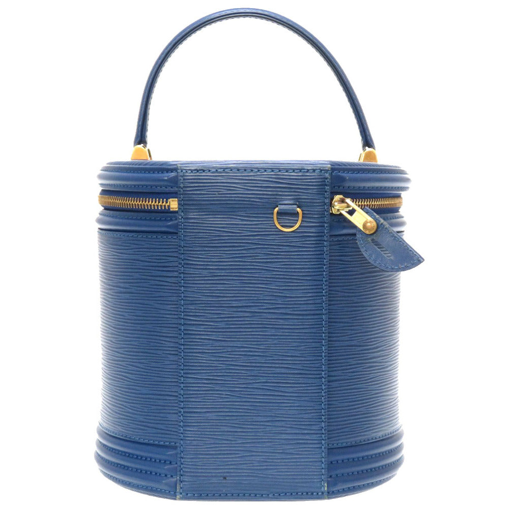 ルイ ヴィトン エピ カンヌ ブルー M48035 ハンドバッグ バッグ 青 LV 0030 【中古】 LOUIS VUITTON