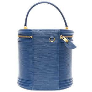 ルイ ヴィトン エピ カンヌ ブルー M48035 ハンドバッグ バッグ 青 LV 0030 【中古】 LOUIS VUITTON