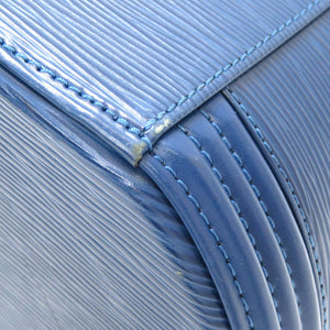 ルイ ヴィトン エピ カンヌ ブルー M48035 ハンドバッグ バッグ 青 LV 0030 【中古】 LOUIS VUITTON