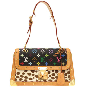 美品 ルイ ヴィトン モノグラムマルチカラー サック ダルメシアン ノワール ハラコ M92825 ハンドバッグ ショルダーバッグ バッグ LV 0040 【中古】 LOUIS VUITTON