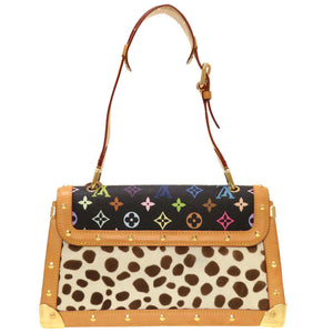 美品 ルイ ヴィトン モノグラムマルチカラー サック ダルメシアン ノワール ハラコ M92825 ハンドバッグ ショルダーバッグ バッグ LV 0040 【中古】 LOUIS VUITTON