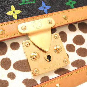 美品 ルイ ヴィトン モノグラムマルチカラー サック ダルメシアン ノワール ハラコ M92825 ハンドバッグ ショルダーバッグ バッグ LV 0040 【中古】 LOUIS VUITTON