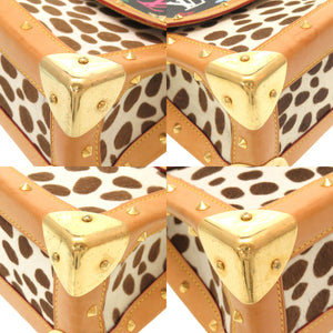 美品 ルイ ヴィトン モノグラムマルチカラー サック ダルメシアン ノワール ハラコ M92825 ハンドバッグ ショルダーバッグ バッグ LV 0040 【中古】 LOUIS VUITTON