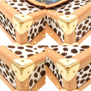 新品同様 ルイ ヴィトン モノグラムマルチカラー サック ダルメシアン ハラコ ノワール M92825 ショルダーバッグ ハンドバッグ バッグ LV 0041 【中古】 LOUIS VUITTON