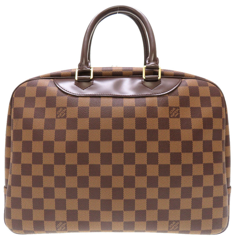 新品同様 ルイ ヴィトン ダミエ ドーヴィル SPオーダー エベヌ N47272 ボストンバッグ ハンドバッグ SPO バッグ LV 0049 【中古】 LOUIS VUITTON