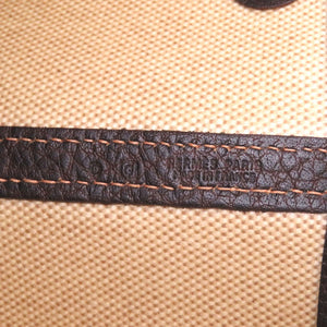 エルメス ガーデンパーティPM 36 トワルアッシュ ブッフル マロン □G刻印 ハンドバッグ バッグ 茶 0051 【中古】 HERMES