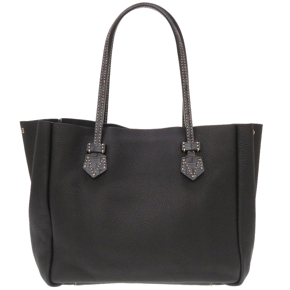 美品 モロー パリ レザー ブラック トートバッグ バッグ 黒 0058 【中古】 MOREAU PARIS