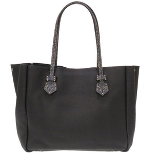 美品 モロー パリ レザー ブラック トートバッグ バッグ 黒 0058 【中古】 MOREAU PARIS