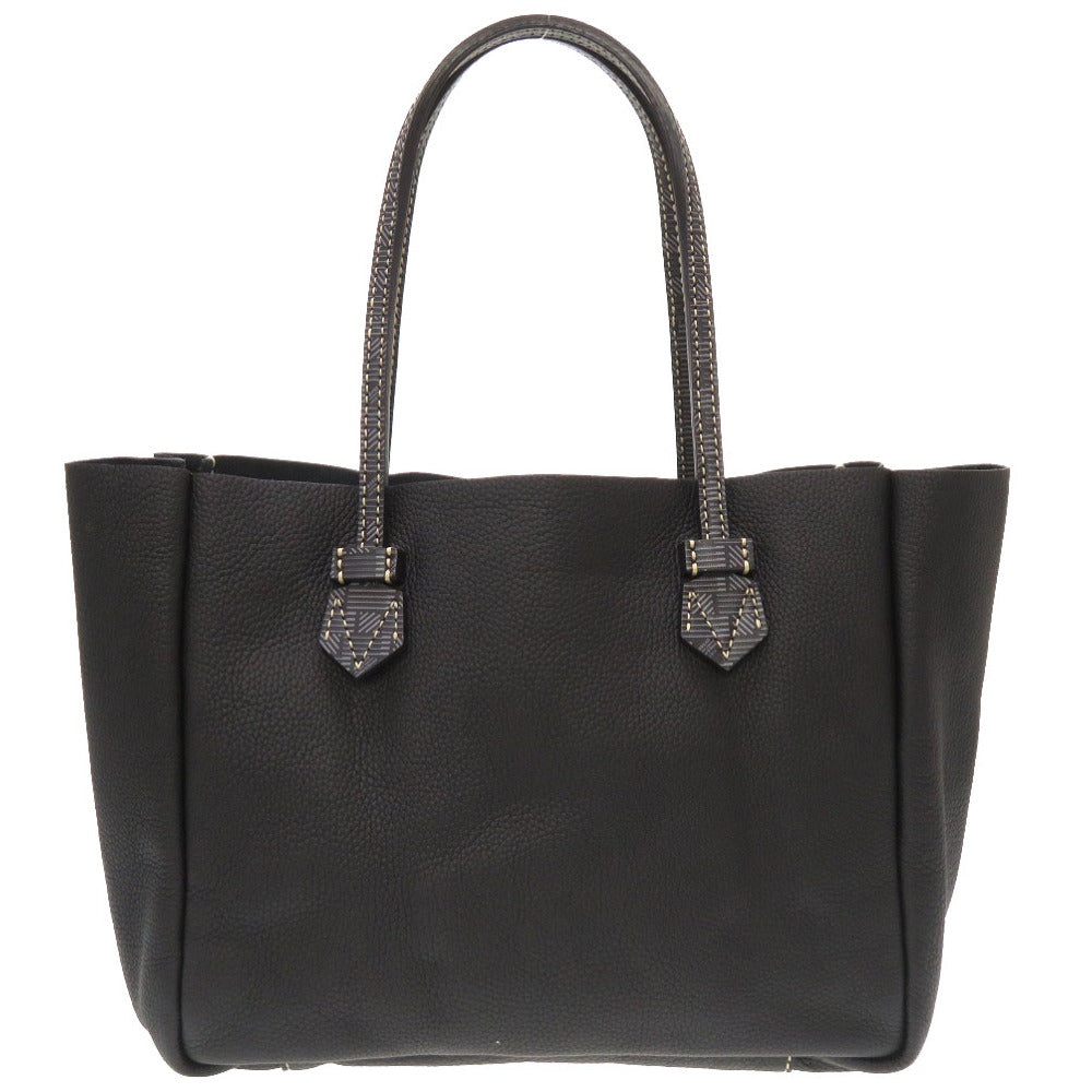 美品 モロー パリ レザー ブラック トートバッグ バッグ 黒 0058 【中古】 MOREAU PARIS