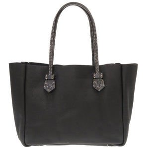 美品 モロー パリ レザー ブラック トートバッグ バッグ 黒 0058 【中古】 MOREAU PARIS