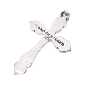 クロムハーツ スペードクロス ダイヤ ペンダントトップ ネックレス シルバー925/ダイヤモンド シルバー 0061【中古】CHROME HEARTS メンズ