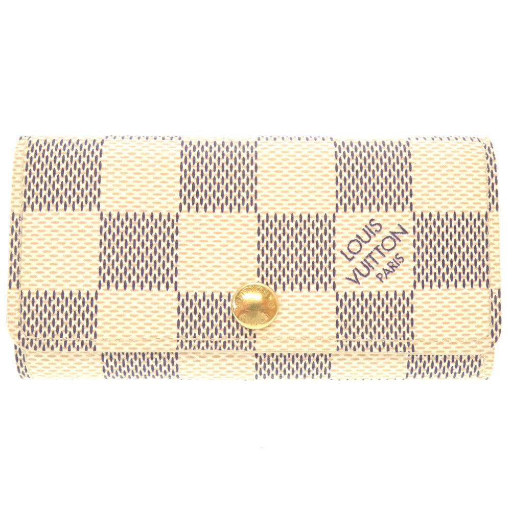 ルイ ヴィトン ダミエアズール ミュルティクレ4 N60020 4連 キーケース LV 0062 【中古】 LOUIS VUITTON