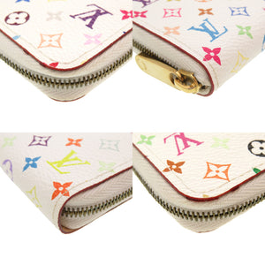 新品同様 ルイ ヴィトン モノグラムマルチカラー ジッピーコインパース ブロン M93741 コインケース 小銭入れ 財布 白 LV 0063 【中古】 LOUIS VUITTON