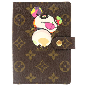 ベタ無し ルイ ヴィトン モノグラム パンダ アジェンダPM 村上隆 R20011 手帳カバー  LV 0064 【中古】 LOUIS VUITTON