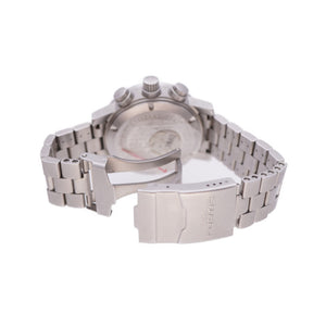 美品 フォルティス スペースマティック クロノグラフ 625.22.141.1 自動巻き 腕時計 SS ブラック 黒文字盤 0069【中古】FORTIS メンズ