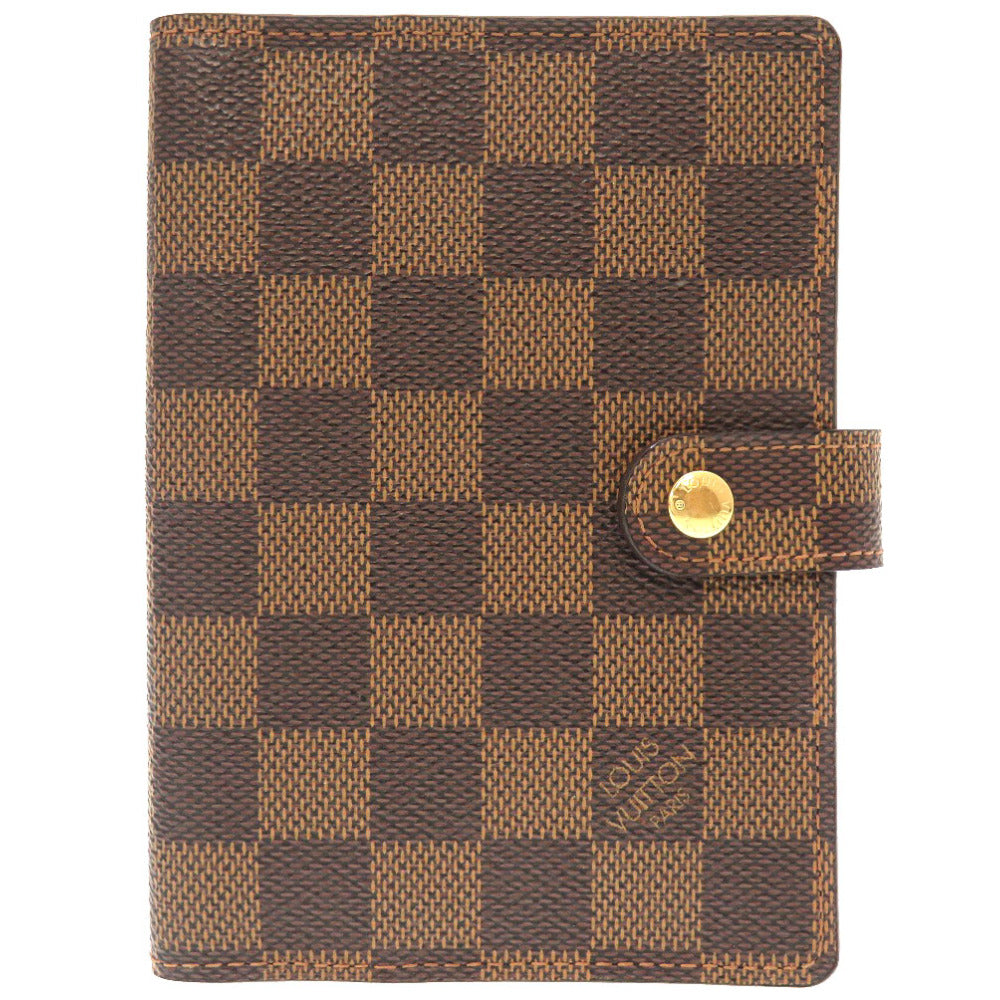 美品 ルイ ヴィトン ダミエ アジェンダPM エベヌ R20700 手帳カバー 手帳 LV 0072 【中古】 LOUIS VUITTON