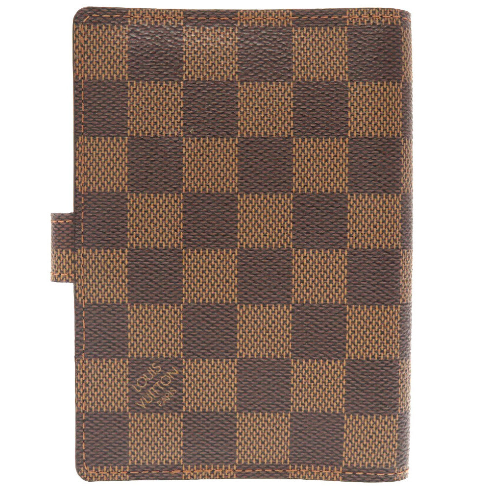 美品 ルイ ヴィトン ダミエ アジェンダPM エベヌ R20700 手帳カバー 手帳 LV 0072 【中古】 LOUIS VUITTON