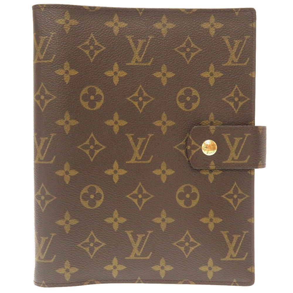 ベタ無し 美品 ルイ ヴィトン モノグラム アジェンダGM R20106 手帳カバー 手帳 LV 0074 【中古】 LOUIS VUITTON