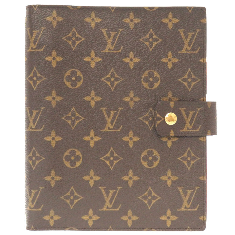 ベタ無し 美品 ルイ ヴィトン モノグラム アジェンダGM R20106 手帳カバー 手帳 LV 0075 【中古】 LOUIS VUITTON