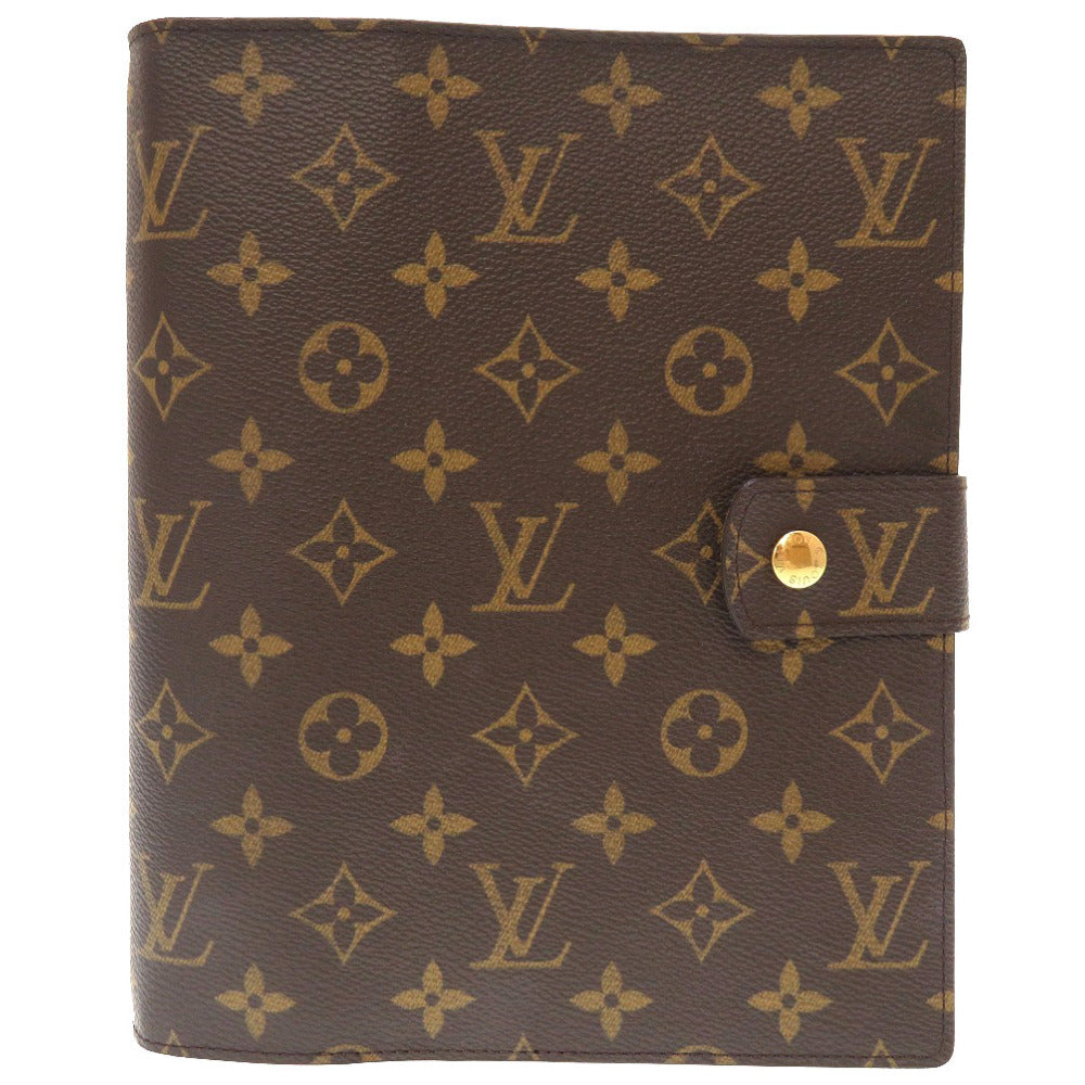 ベタ無し 美品 ルイ ヴィトン モノグラム アジェンダGM R20106 手帳カバー 手帳 LV 0077 【中古】 LOUIS VUITTON