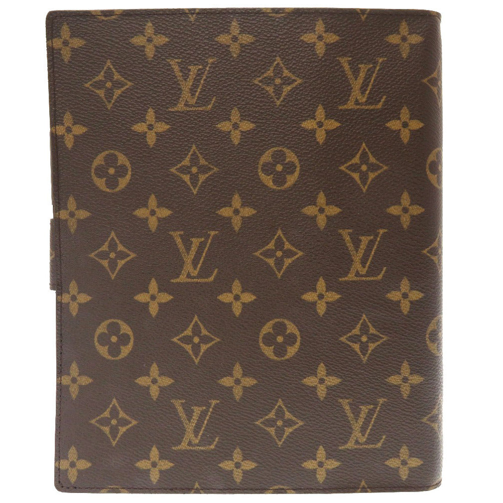 ベタ無し 美品 ルイ ヴィトン モノグラム アジェンダGM R20106 手帳カバー 手帳 LV 0077 【中古】 LOUIS VUITTON