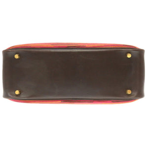 美品 エルメス プリュム32 ヴィブラート ボックスカーフ ハバナ ゴールド金具 □G刻印 ハンドバッグ バッグ 0078 【中古】 HERMES