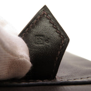 美品 エルメス プリュム32 ヴィブラート ボックスカーフ ハバナ ゴールド金具 □G刻印 ハンドバッグ バッグ 0078 【中古】 HERMES