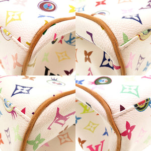 ルイ ヴィトン モノグラム マルチカラー Eye Love You サックレトロ GM アイ ラブ モノグラム M92053 ハンドバッグ ショルダーバッグ 白  LV 0083 【中古】 LOUIS VUITTON