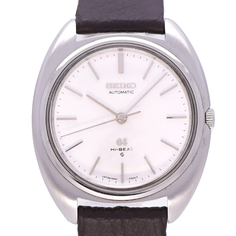 セイコー グランドセイコー ハイビート ヴィンテージ 5641-7000 自動巻き 腕時計 SS シルバー文字盤 0085【中古】GRAND SEIKO メンズ