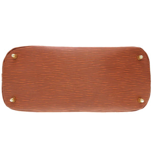 美品 フェンディ ヴィンテージ レザー ブラウン ロゴ金具 ゴールド金具 ハンドバッグ バッグ 茶 0092 【中古】 FENDI