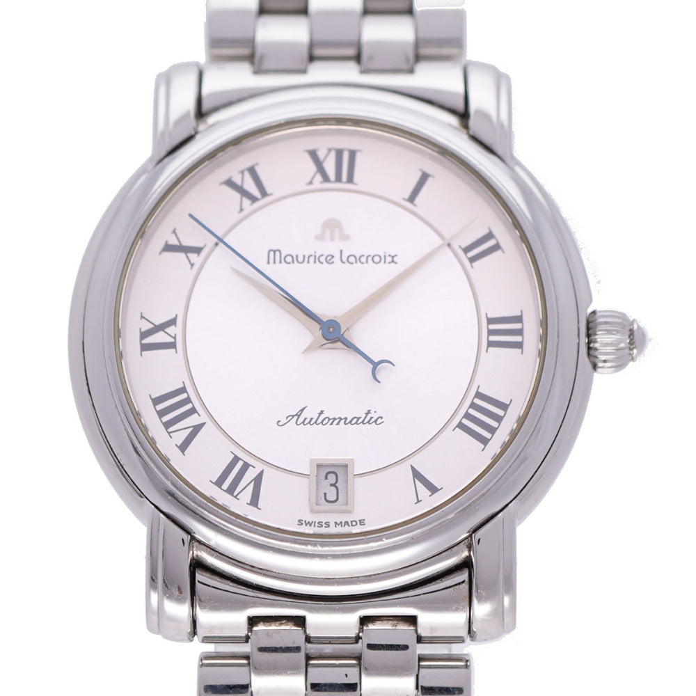 美品 モーリスラクロア 自動巻き 腕時計 68774 SS ステンレススチール シルバー 0094【中古】MAURICE LACROIX メンズ