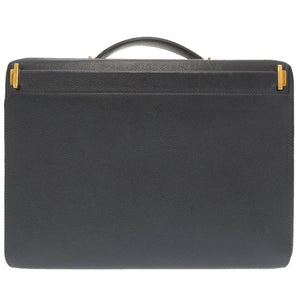 エルメス クシュベル ネイビー ゴールド金具 ヴィンテージ ハンドバッグ バッグ 紺 0100 【中古】 HERMES