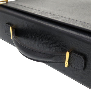 エルメス クシュベル ネイビー ゴールド金具 ヴィンテージ ハンドバッグ バッグ 紺 0100 【中古】 HERMES