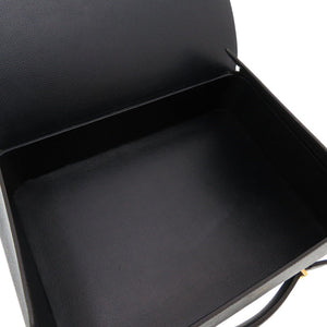 エルメス クシュベル ネイビー ゴールド金具 ヴィンテージ ハンドバッグ バッグ 紺 0100 【中古】 HERMES