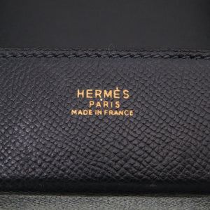 エルメス クシュベル ネイビー ゴールド金具 ヴィンテージ ハンドバッグ バッグ 紺 0100 【中古】 HERMES