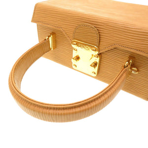 美品 フェンディ レザー ベージュ ヴィンテージ ハンドバッグ バニティバッグ バッグ 茶 0102 【中古】 FENDI