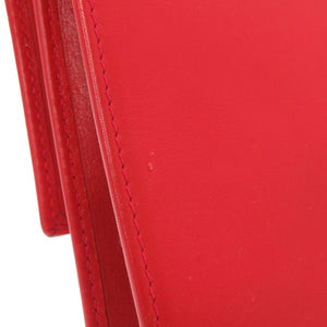 美品 セリーヌ レザー レッド ヴィンテージ ハンドバッグ バッグ 赤 0103 【中古】 CELINE