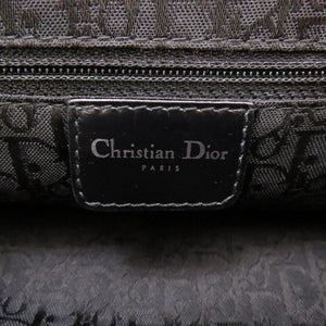 美品 クリスチャン ディオール ラインストーン サテン ストーン レッド ロゴ ハンドバッグ バッグ 赤 0104 【中古】 Christian Dior