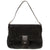 フェンディ マンマバケット ビーズ レザー ブラック ハンドバッグ バッグ 黒 0106 【中古】 FENDI