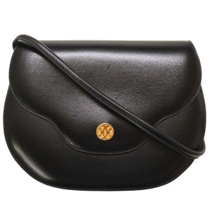 新品同様 エルメス ポーラ ボックスカーフ ブラック ゴールド金具 ショルダーバッグ バッグ 黒 0118 【中古】 HERMES