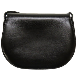 新品同様 エルメス ポーラ ボックスカーフ ブラック ゴールド金具 ショルダーバッグ バッグ 黒 0118 【中古】 HERMES