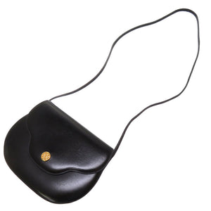 新品同様 エルメス ポーラ ボックスカーフ ブラック ゴールド金具 ショルダーバッグ バッグ 黒 0118 【中古】 HERMES