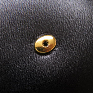 新品同様 エルメス ポーラ ボックスカーフ ブラック ゴールド金具 ショルダーバッグ バッグ 黒 0118 【中古】 HERMES